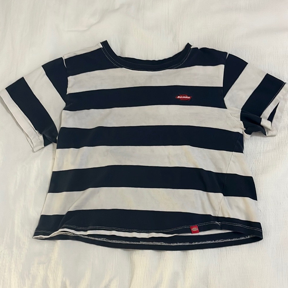 Dickies Striped Crop Top